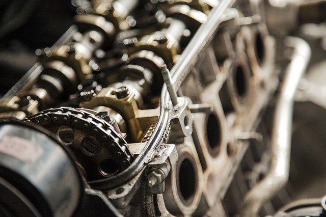 Motor von oben